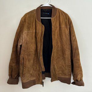 Vintage Vince Camuto Suede Barn Jacket Chore Coat Size L